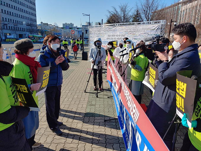 전국 간호대 교수들도 간호법 집회에 동참<br>
<br>
간호사협회제공
