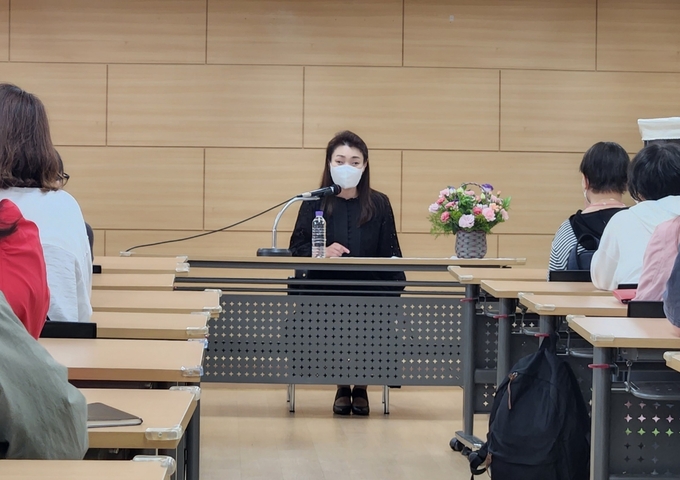 국민의힘 김예지 위원 간담화 모습