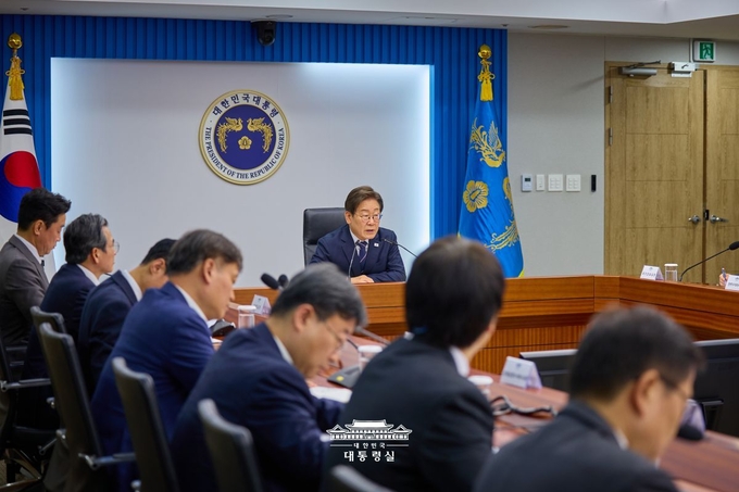 이 대통령 주재 수석보좌관회의<br>
<br>
대통령실 