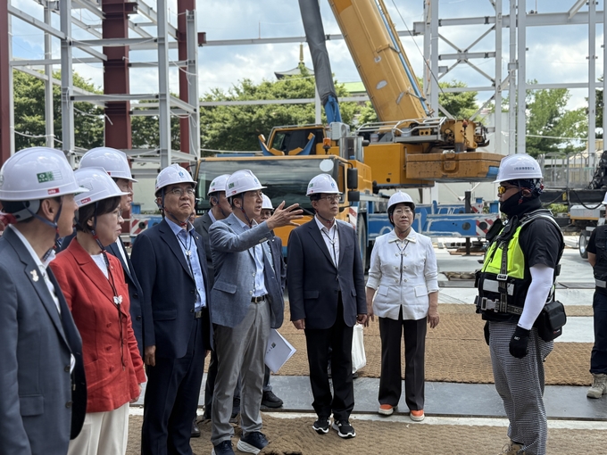 2025 APEC 정상회의지원 특별위원회( 위원장.국민의힘 김기현의원)경주시 현장방문을 하고있다 